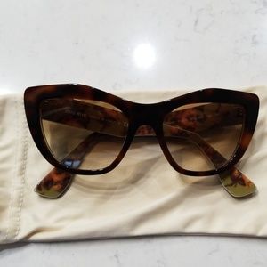 Miu Miu Retro Cat Eye Sunglasses